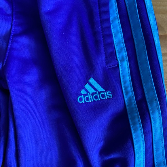 Adidas Girl’s Tracksuit Outfit Dark Purple - Picture 10 of 16